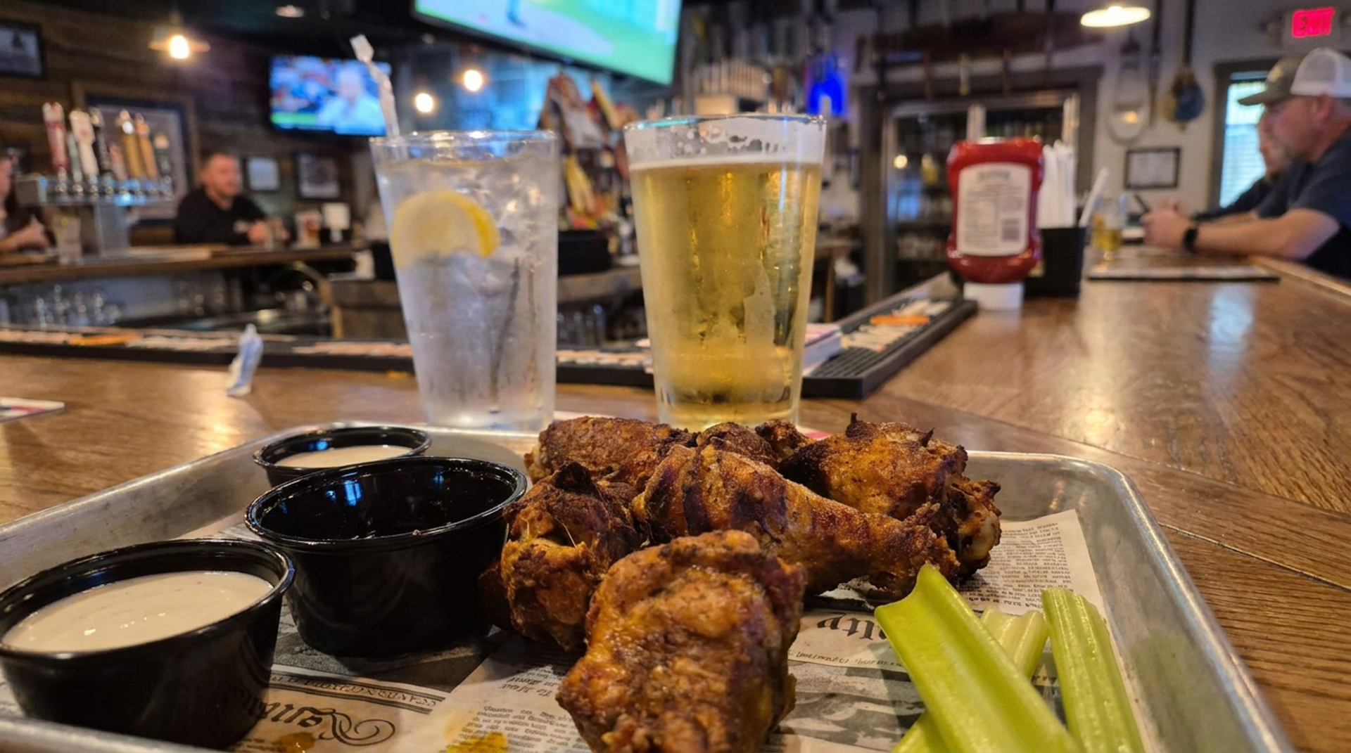 Wings and pub favorites