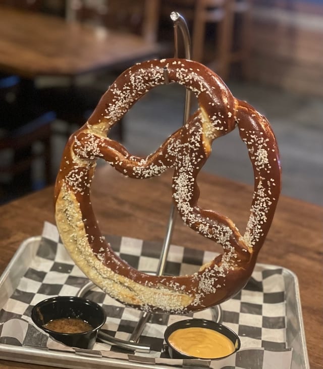 Bavarian Jumbo Pretzel.
